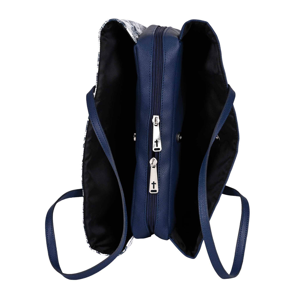 Bible Case Purse Grace Church Toile Wedge Large