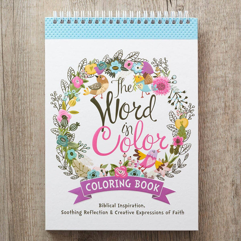 Coloring Book Wirebound The Word in Color