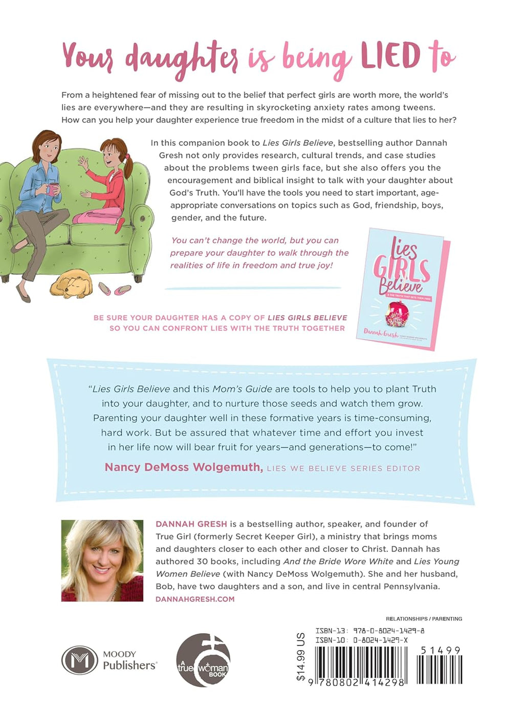 A Moms Guide - Lies Girls Believe USED BOOK