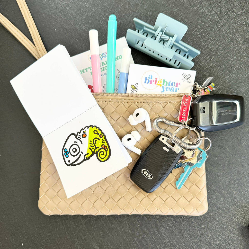 Pocket Pets Animal Designs 3x3 Mini Coloring Book