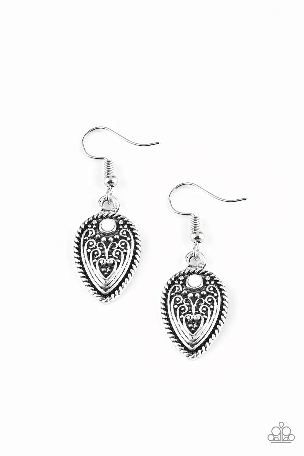 Distance Pasture - white dainty earrings