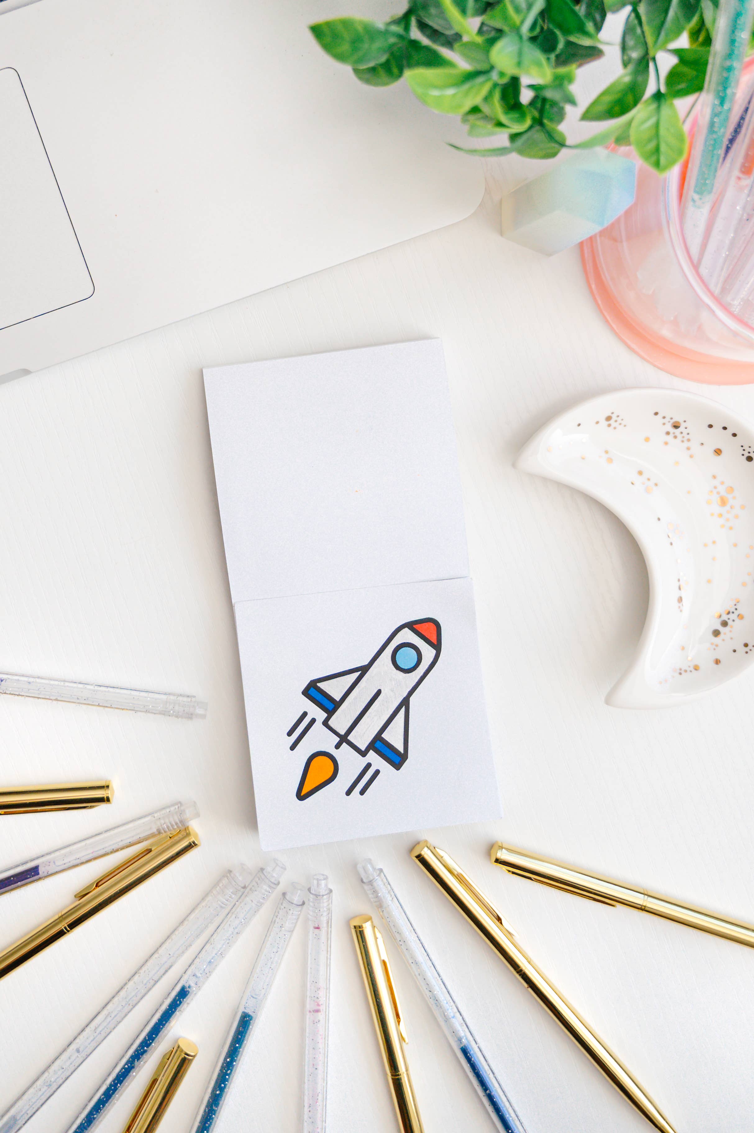 Science and Space Easy Tear Mini Coloring Book
