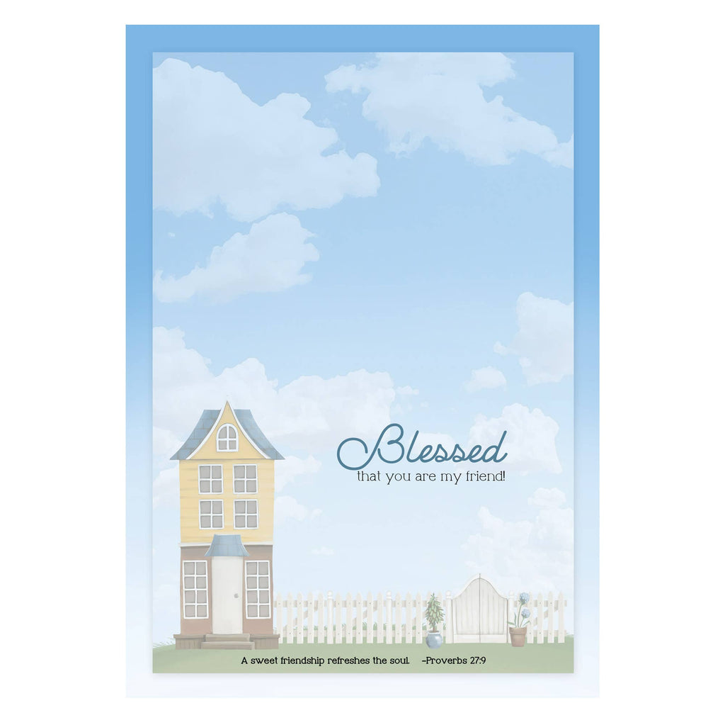 Boxed Cards: Friendship, Houses Set of 12