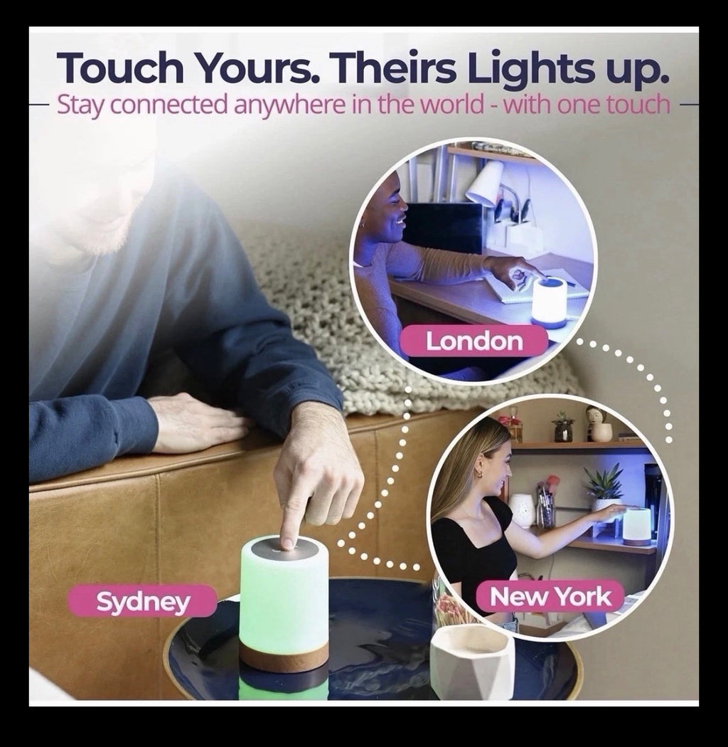 Luv Link Friendship Lamps v2.0 ONE WiFi Touch Lamps Long Distance NEW