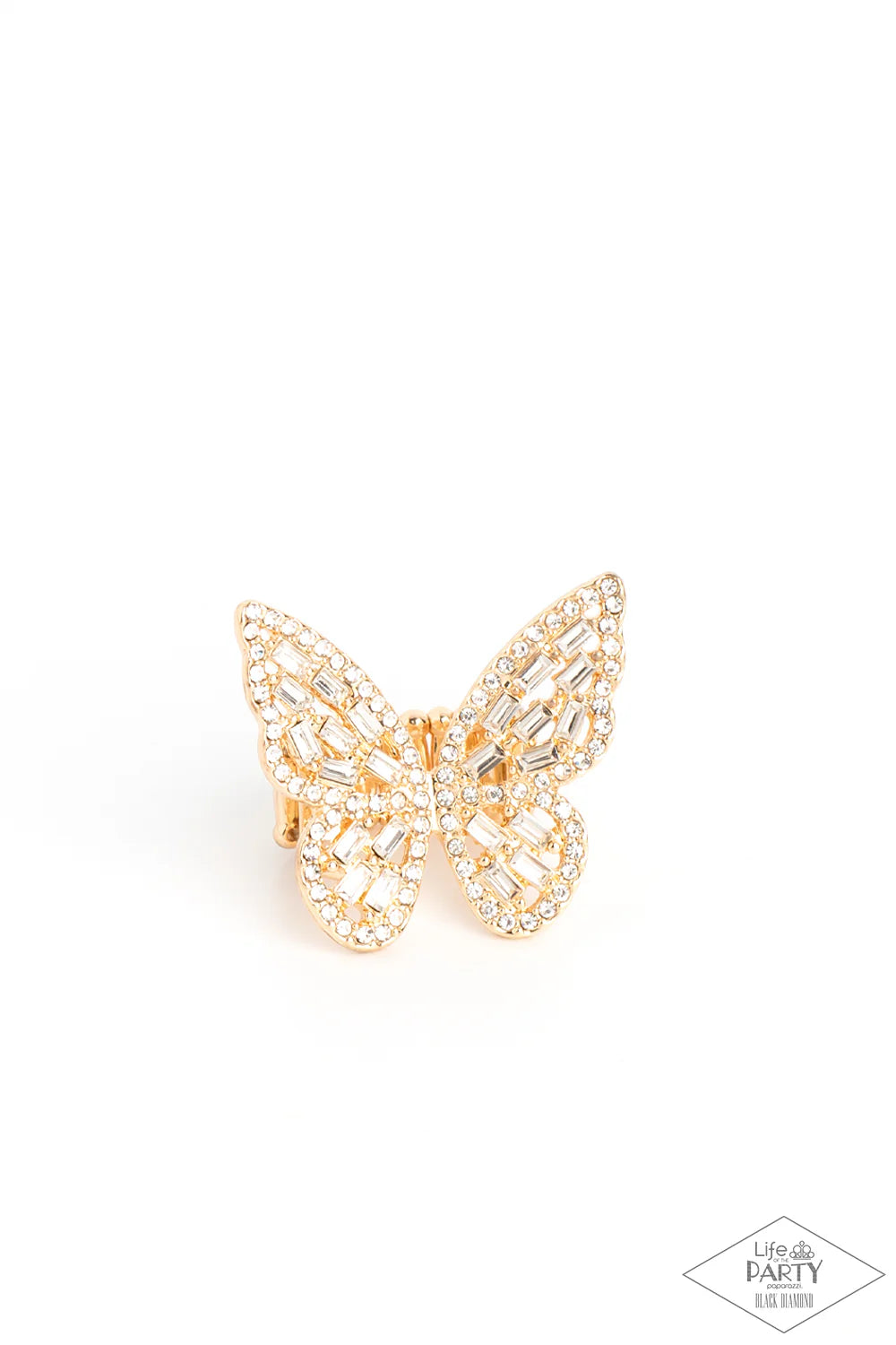 Flauntable Flutter - gold - Butterfly ring