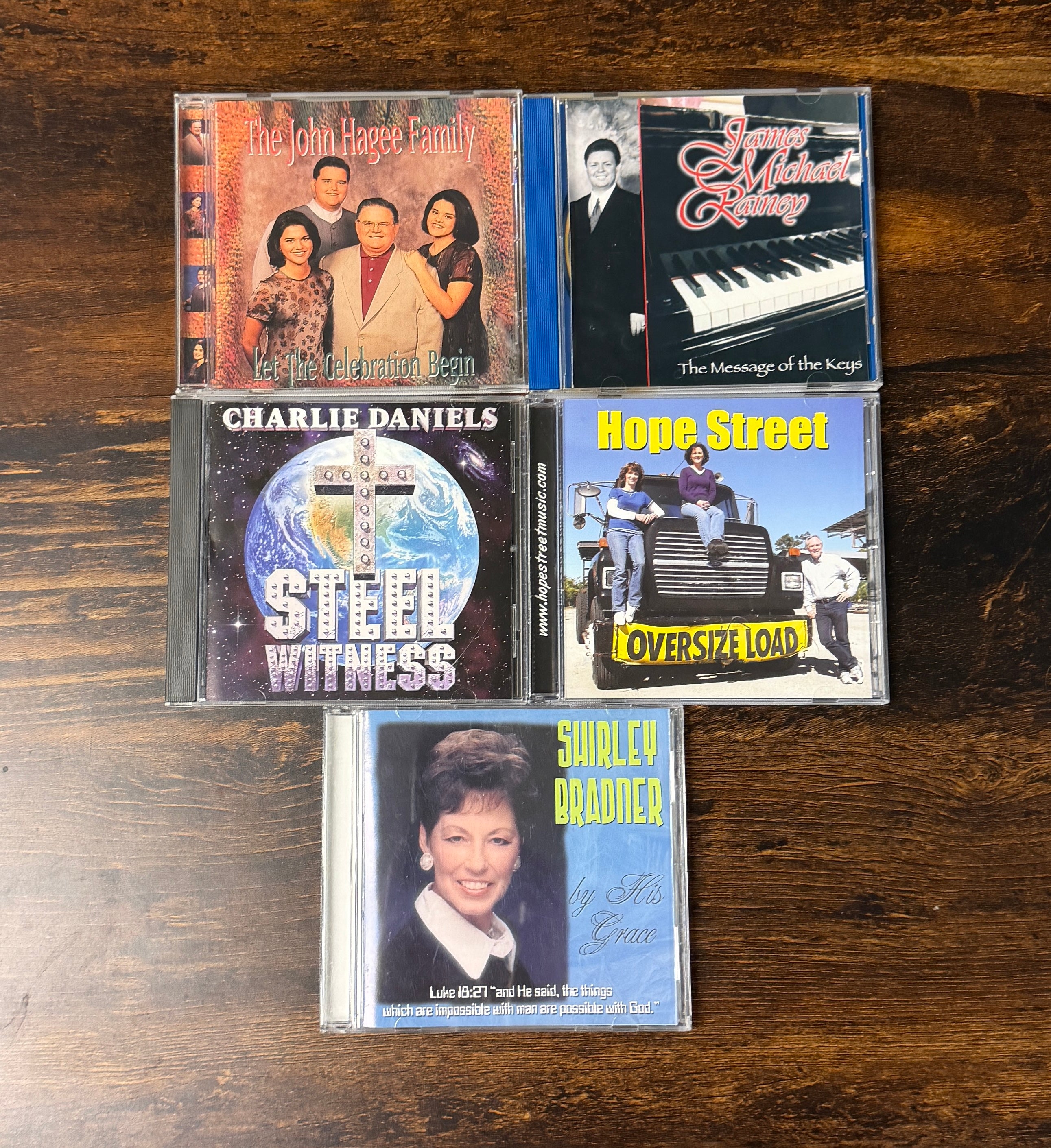 Various Christian Artists CDs Set of Five