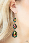 Metro Momentum - oil spill multi earrings