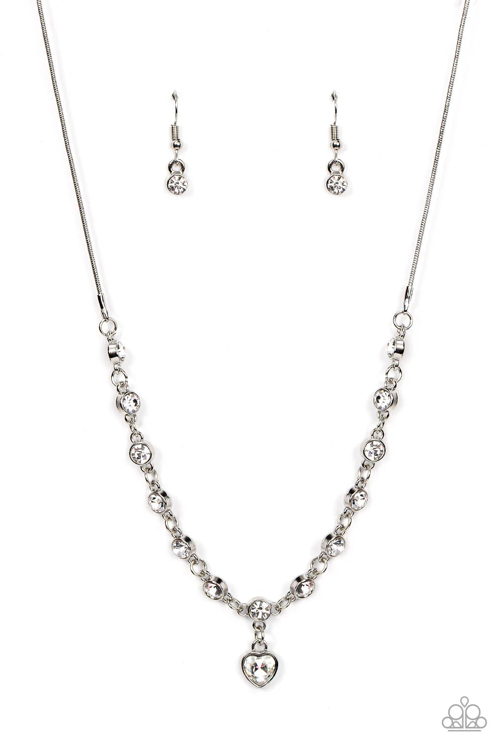 True Love Trinket - white - Silver necklace