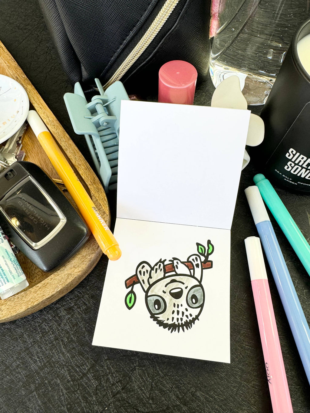 Pocket Pets Animal Designs 3x3 Mini Coloring Book