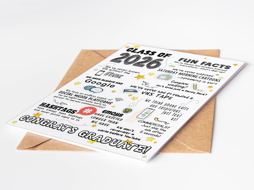 Graduation Card for Him or Her | 2026 ONE