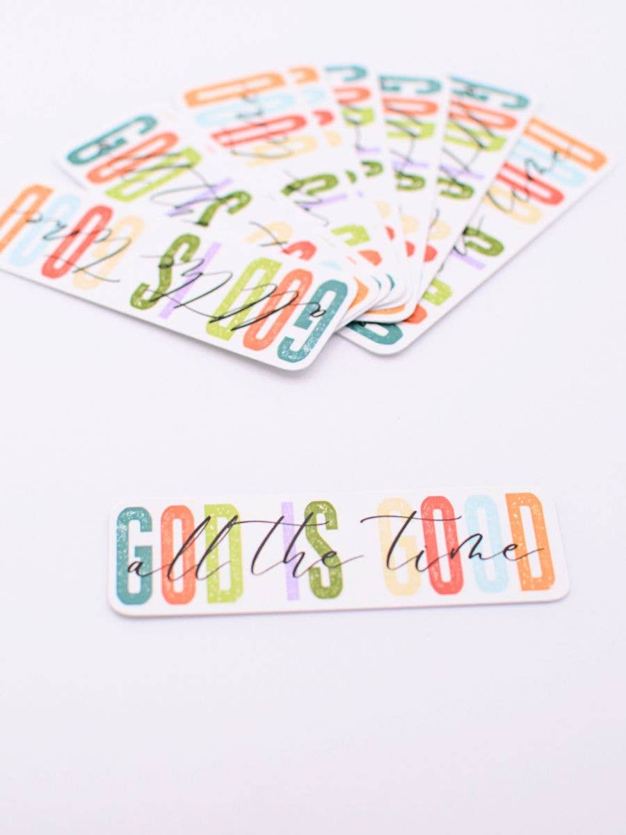 God Is Good Sticker – Christian Faith, Jesus