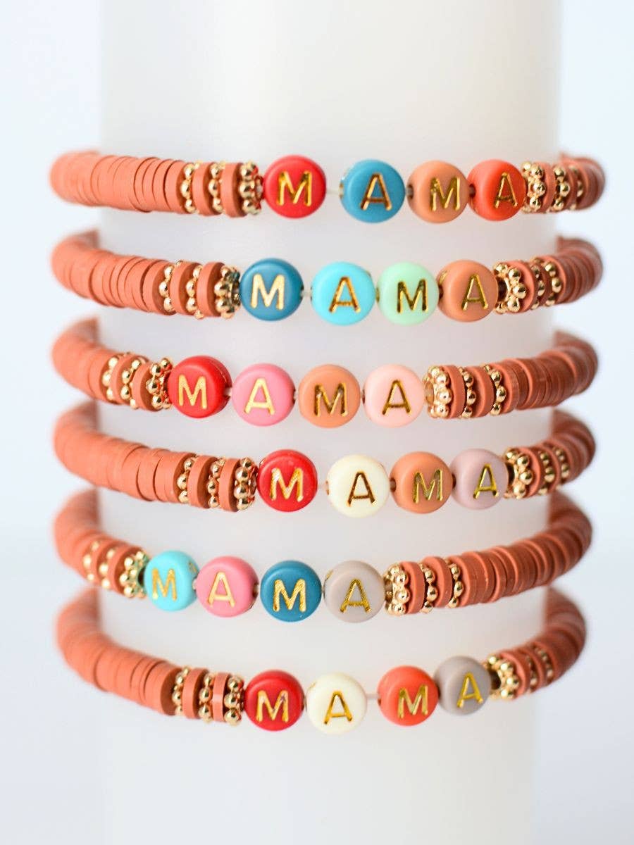 MAMA Bracelet – Mothers Gift, Coral ONE bracelet