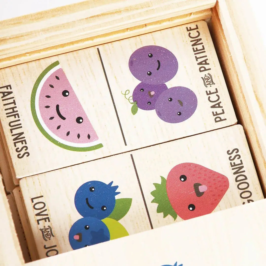 Game Dominos Wood - Fruit Of The Spirit