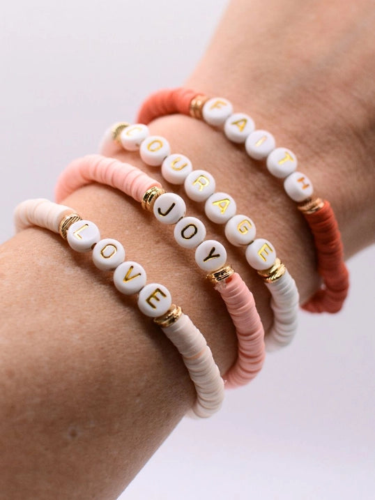 Inspirational Word Bracelet – FAITH One bracelet