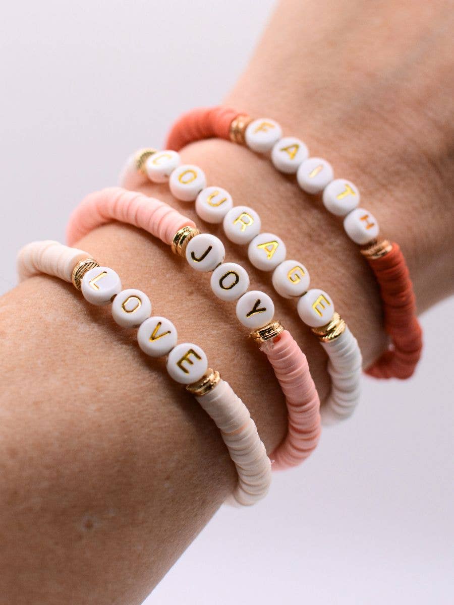Inspirational Word Bracelet – Courage One Bracelet