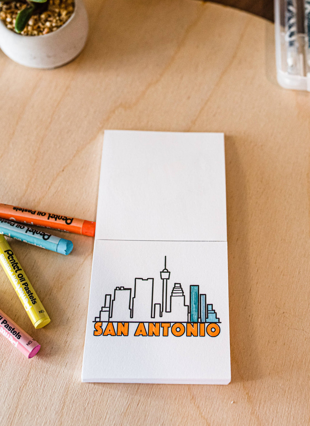 Tiny Texas Themed Illustrations Mini Coloring Book