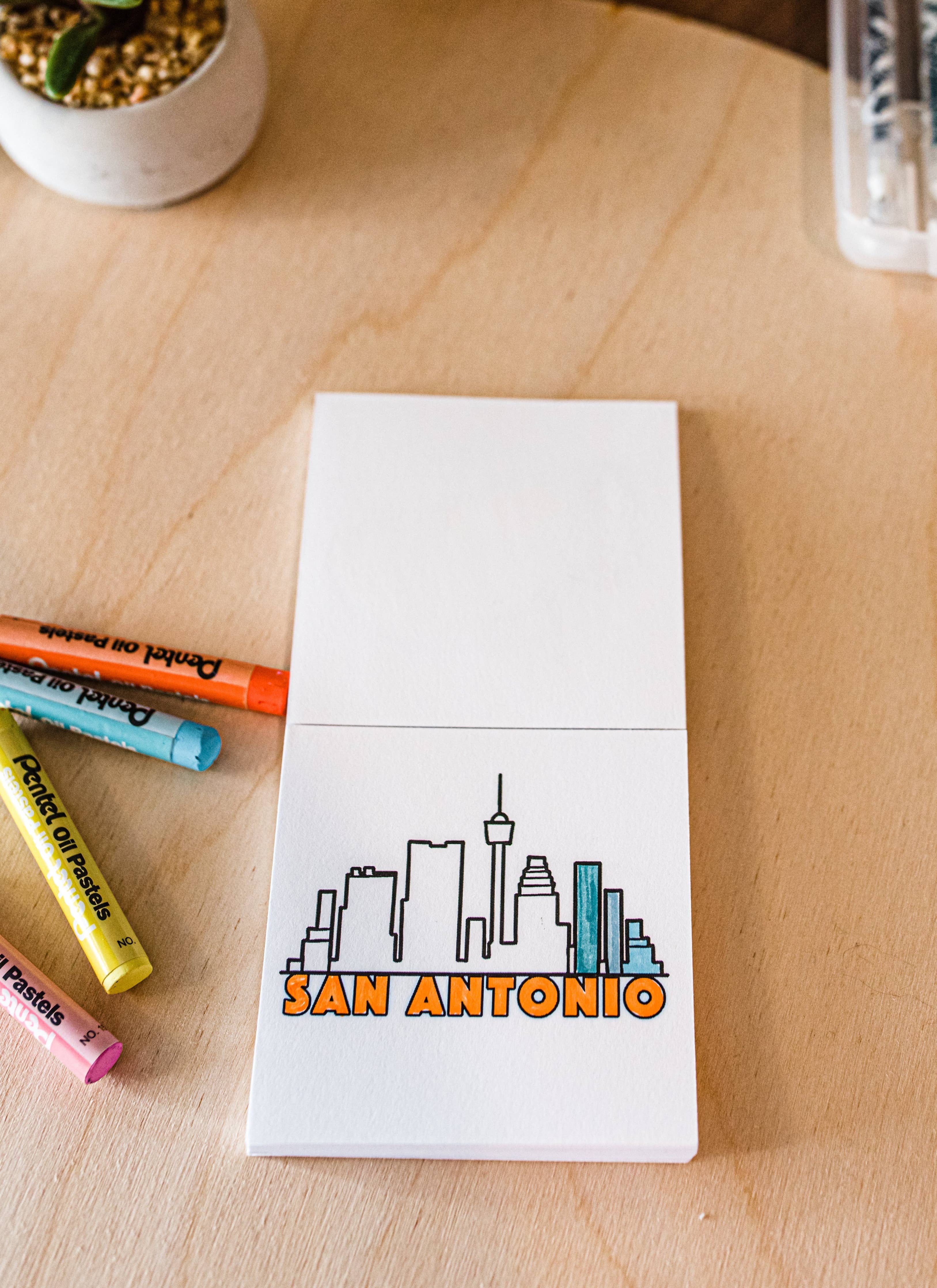Tiny Texas Themed Illustrations Mini Coloring Book