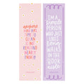 Long Walks in the Book Aisle Bookmark Set of two