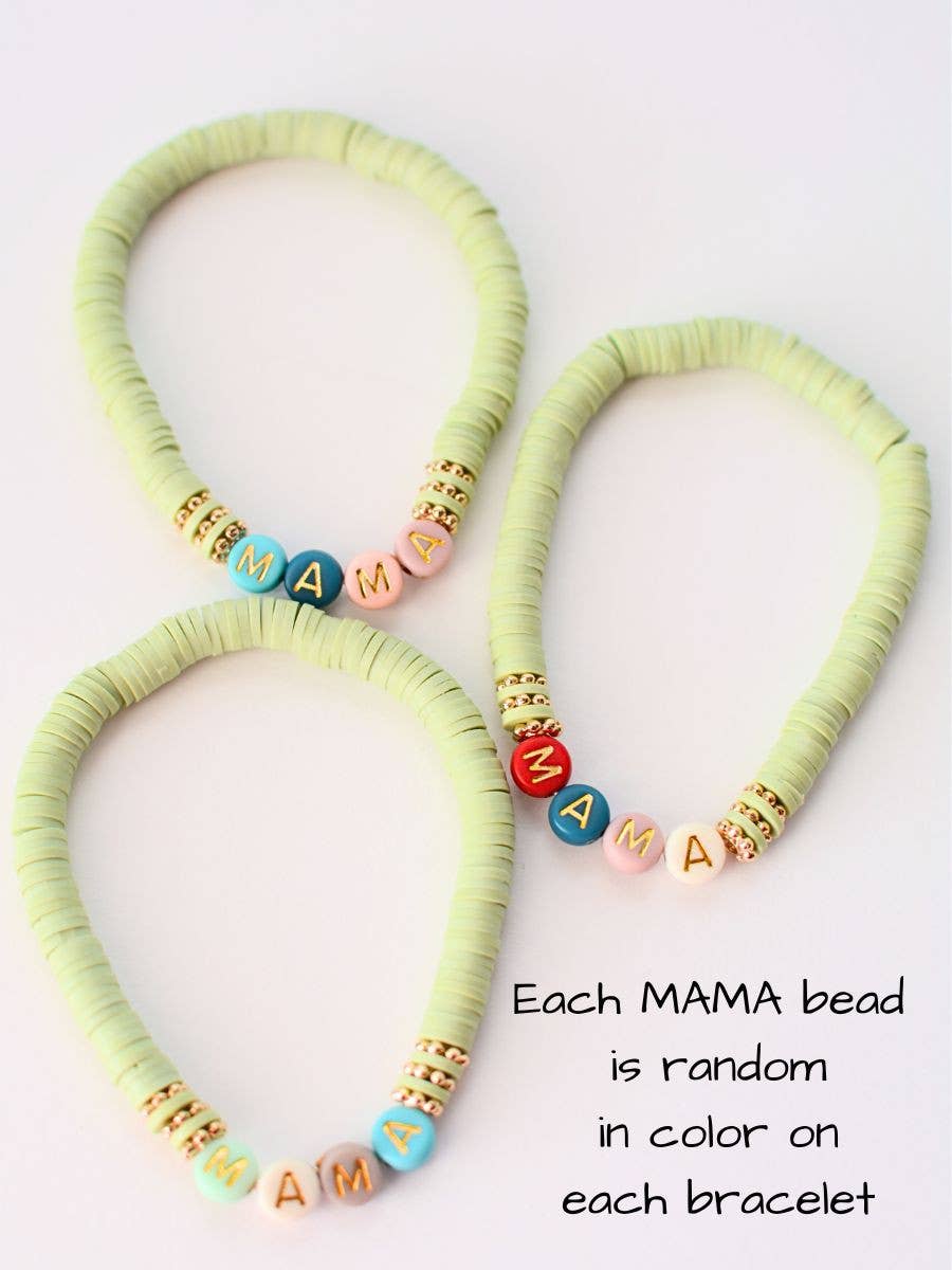 MAMA Bracelet – Mothers Gift, Mint ONE bracelet
