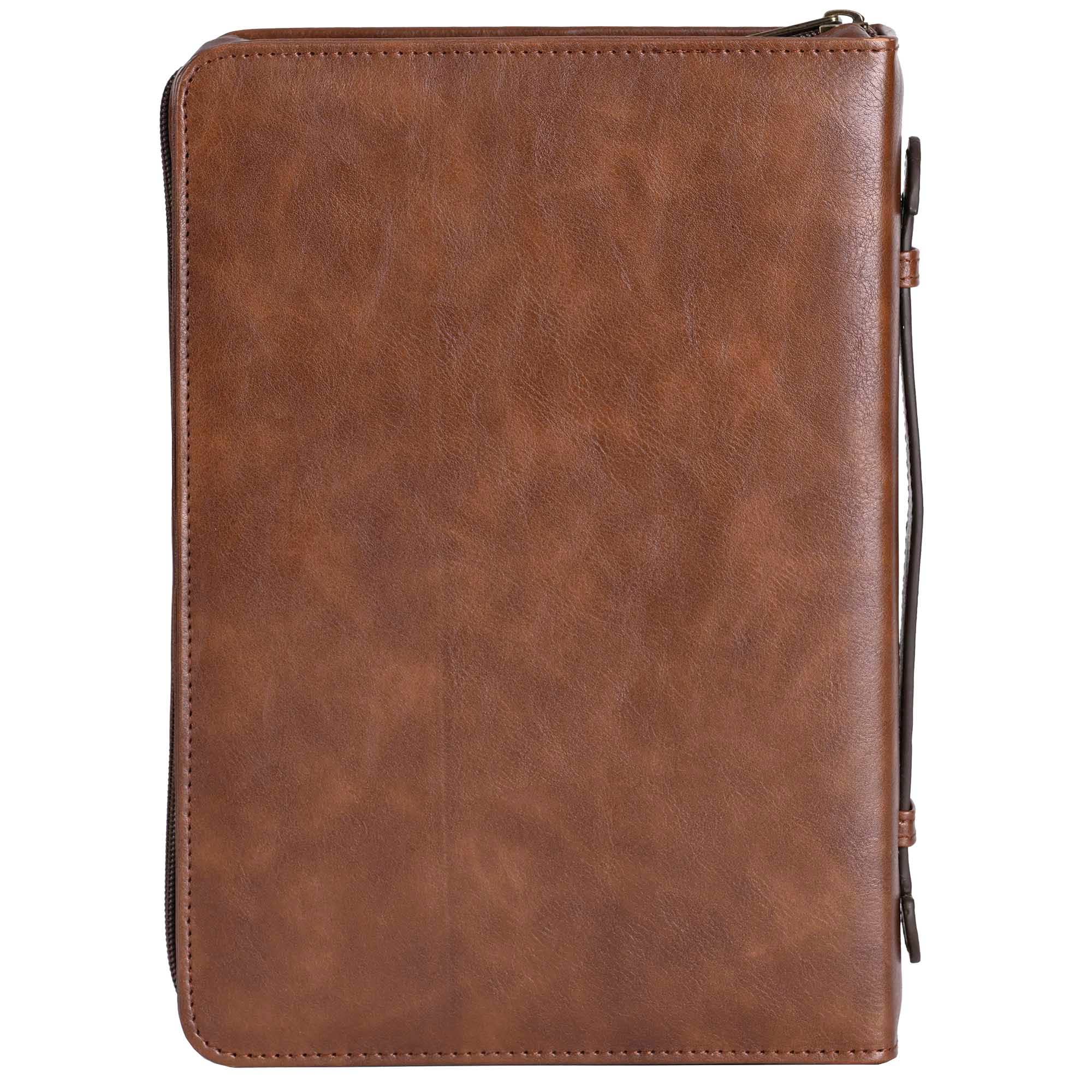 Bible Case For I Know The Plans Brown Lg