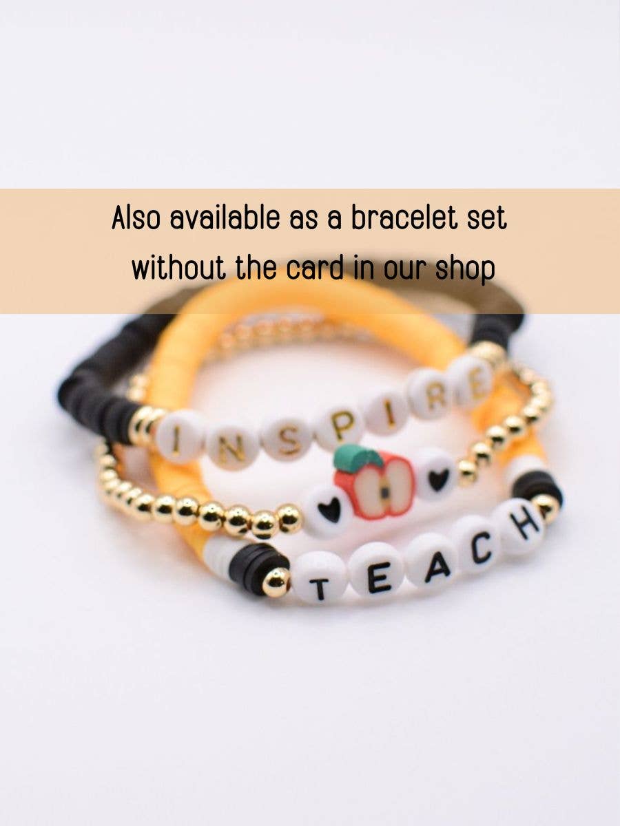 Teach Love Inspire - Teacher Bracelet Set
