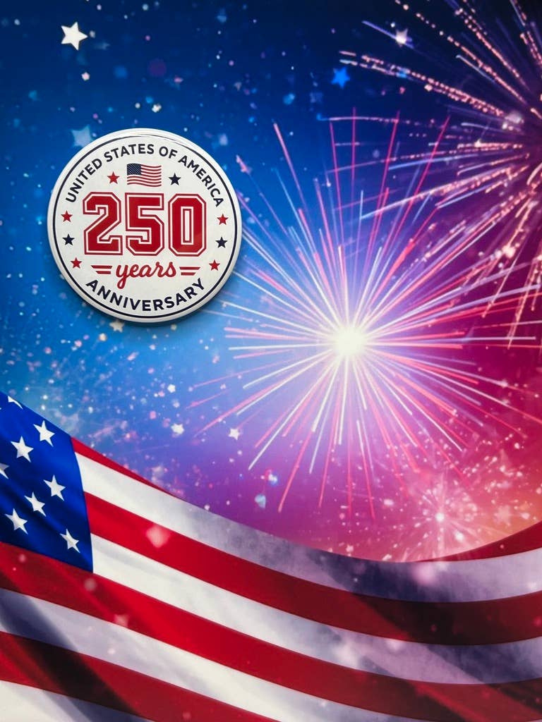 USA 250th Anniversary Magnet