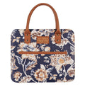 Bible Cover Fashion Navy/Brown All Things Phil. 4:13