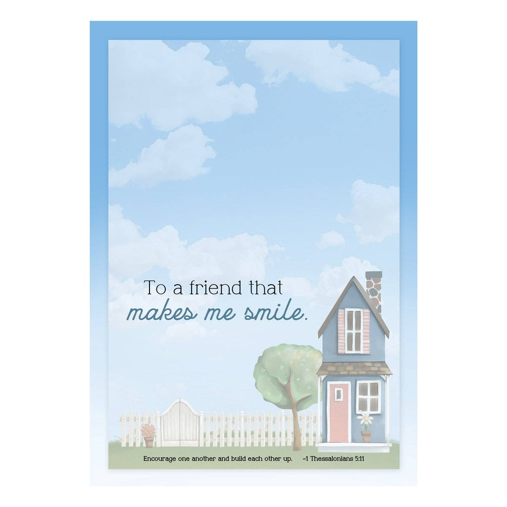 Boxed Cards: Friendship, Houses Set of 12