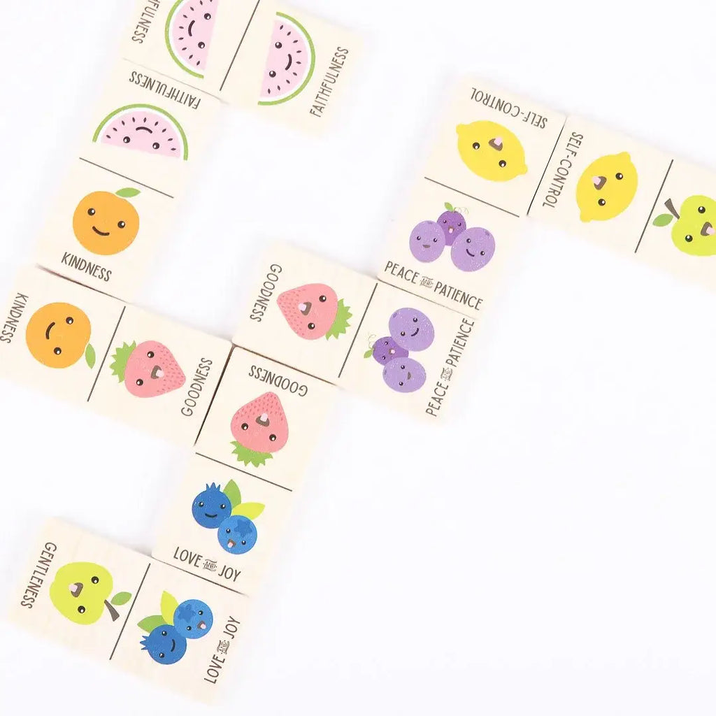 Game Dominos Wood - Fruit Of The Spirit