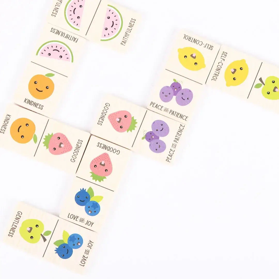 Game Dominos Wood - Fruit Of The Spirit