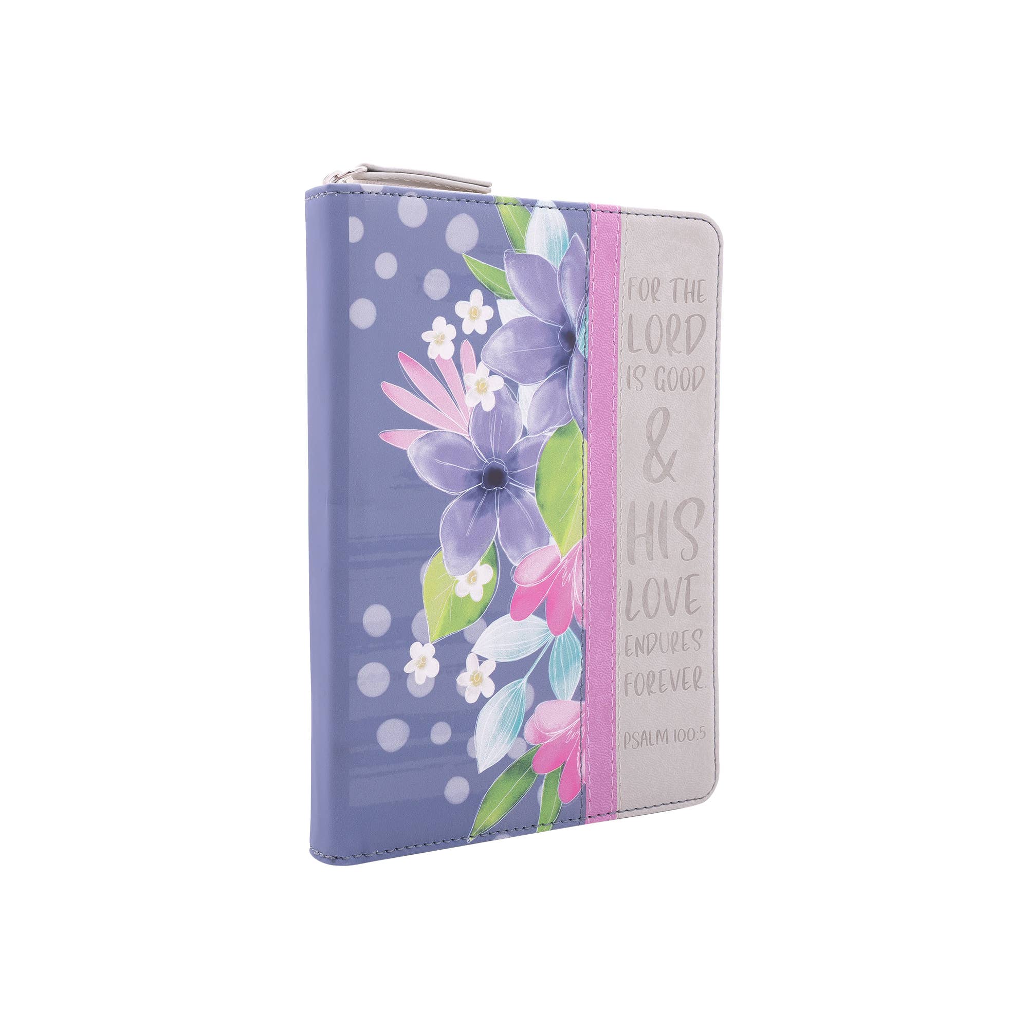 Zippered Journal: For the Lord is Good Psalm 100:5