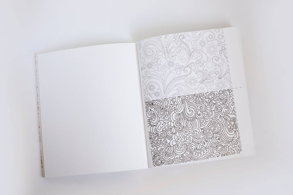 Adult Coloring Book: Stress Relieving Travel Size