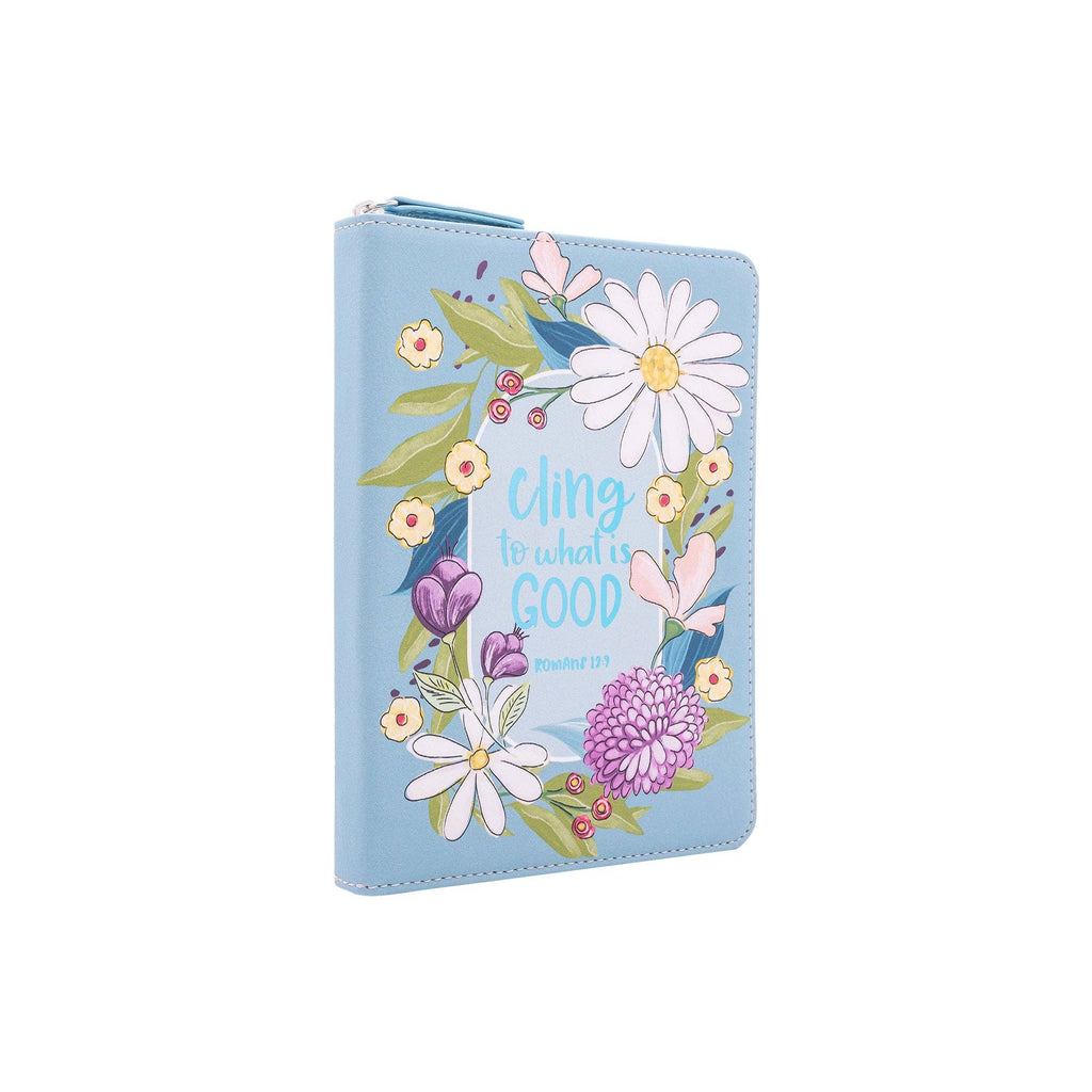 Faux Leather Journal: Cling to what is Good, Romans 12:9