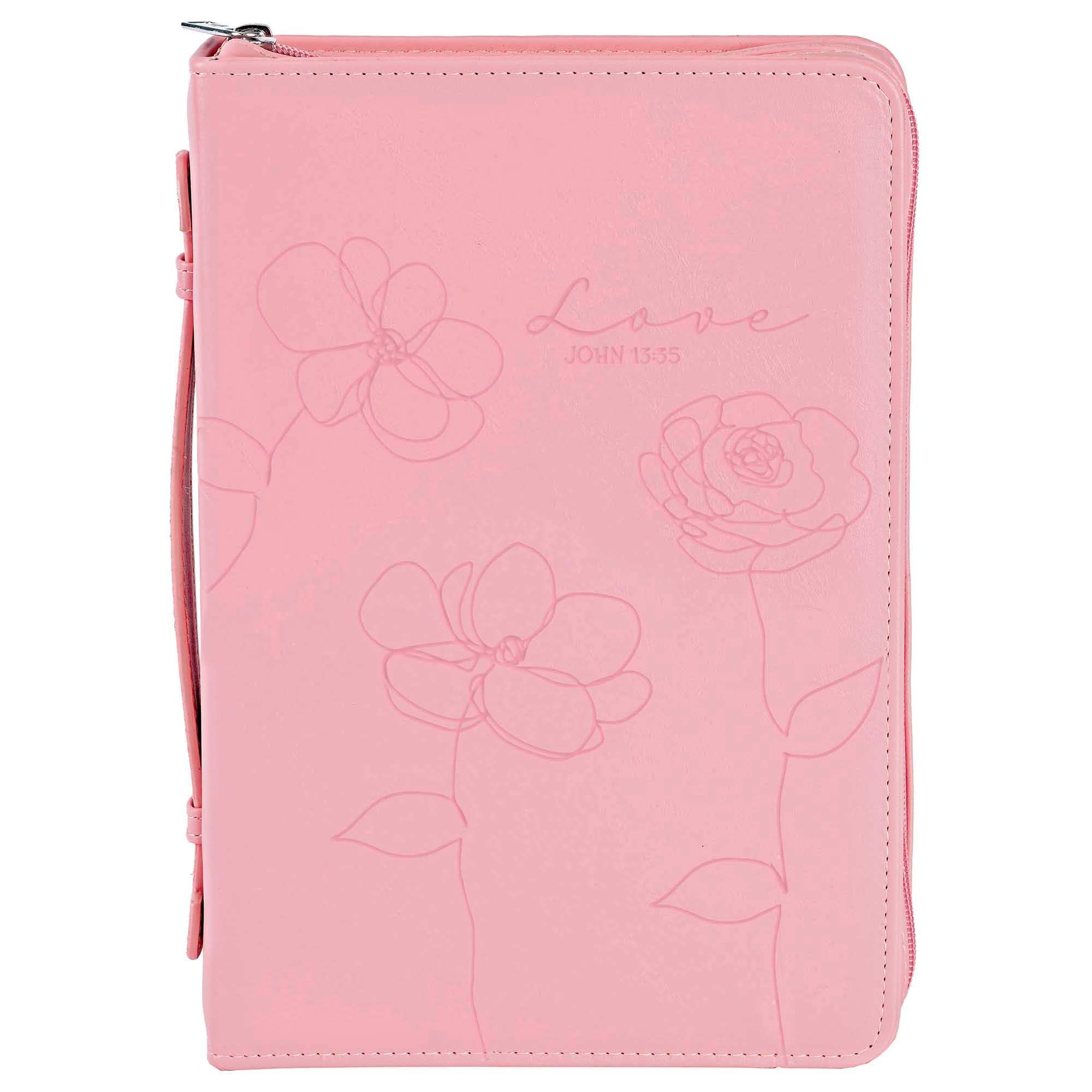 Bible Case LOVE Floral PINK
