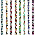 Guatemalan Flower Seed Bead Strand Bracelet ONE