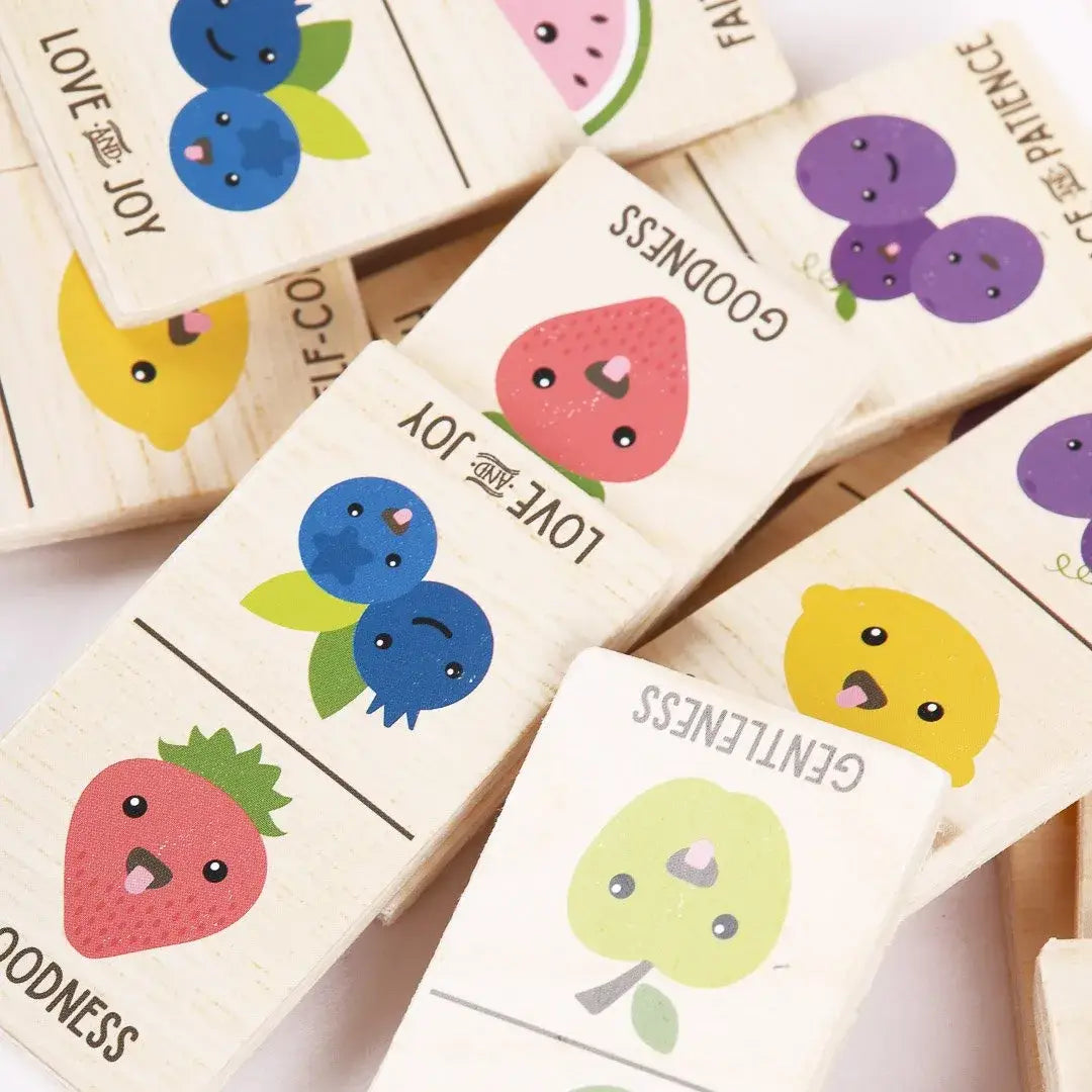Game Dominos Wood - Fruit Of The Spirit
