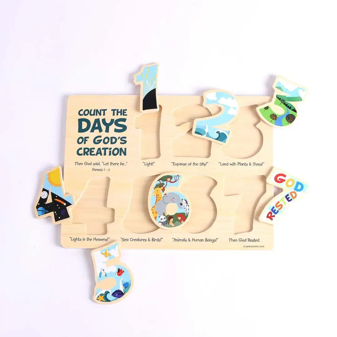 Puzzle Wood - 7 Days Of Creation